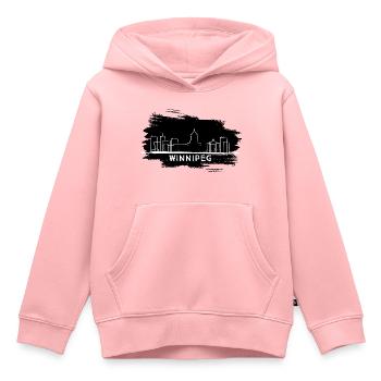 Winnipeg - Sweat Premium à capuche enfant bio - rose - Devant - AI Model Kid Female (0cm)