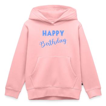 GEBURTSTAG, ALLES GUTE ZUM GEBURTSTAG, ALLES GUTE ZUM GEBURTSTAG - Kinder Premium Organic Hoodie - Rosa - Vorne - AI Model Kid Female (0cm)