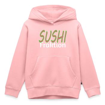 SUSHI Faction - Kids Premium Organic Hoodie - rose - Front - AI Model Kid Female (0cm)