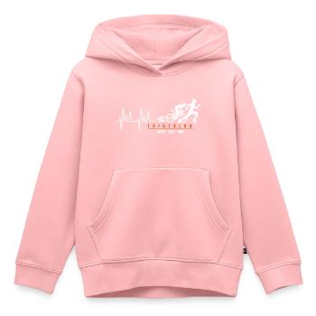 Triathlon triathlete sport triathlon - Kids Premium Organic Hoodie - rose - Front - AI Model Kid Female (0cm)