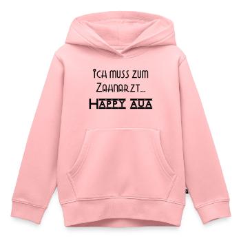 lustiger Spruch - Zahnarzt - Kinder Premium Organic Hoodie - Rosa - Vorne - AI Model Kid Female (0cm)