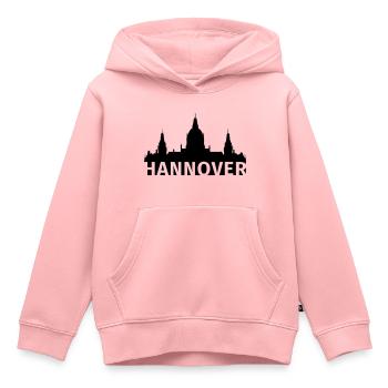 Hannover - Kinder Premium Organic Hoodie - Rosa - Vorne - AI Model Kid Female (0cm)