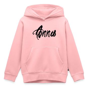 Anna - Kids Premium Organic Hoodie - rose - Front - AI Model Kid Female (0cm)