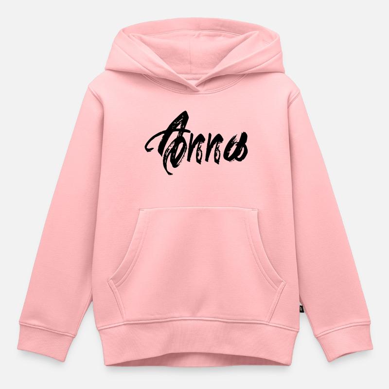 Anna - Kinder Premium Organic Hoodie - Rosa