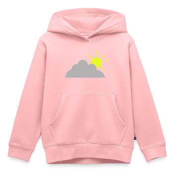 Lightly clouded - Kinder Premium Organic Hoodie - Rosa - Vorne - AI Model Kid Female (0cm)