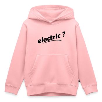Voitures électriques - Sweat Premium à capuche enfant bio - rose - Devant - AI Model Kid Female (0cm)