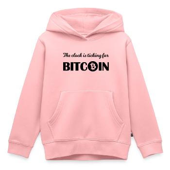 Jetzt Coins kaufen - Kinder Premium Organic Hoodie - Rosa - Vorne - AI Model Kid Female (0cm)
