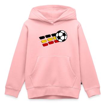 Belgische Fans - Kinder Premium Organic Hoodie - Rosa - Vorne - AI Model Kid Female (0cm)