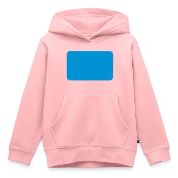 carré rectangle rectangles triangle - Sweat Premium à capuche enfant bio - rose - Devant - AI Model Kid Female (0cm)