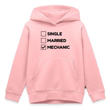 Mechanik / Mechaniker / Auto / Garage - Kinder Premium Organic Hoodie - Rosa - Vorne - AI Model Kid Female (0cm)