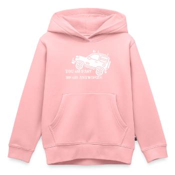 You go fast me go anywhere 4x4 off road - Kids Premium Organic Hoodie - rose - Front - AI Model Kid Female (0cm)