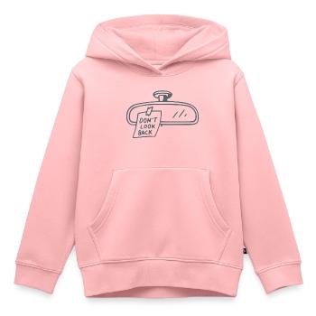 Miroir de voiture rebelle Note Design - Sweat Premium à capuche enfant bio - rose - Devant - AI Model Kid Female (0cm)