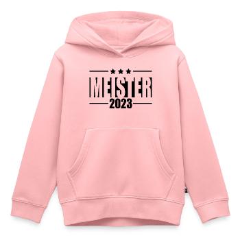 Meister 2023 Aufstiegstrikot Aufstieg 23 - Kinder Premium Organic Hoodie - Rosa - Vorne - AI Model Kid Female (0cm)