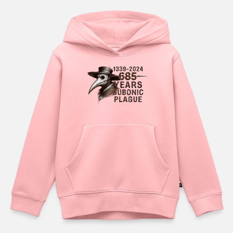 Peste éternelle - Sweat Premium à capuche enfant bio - rose