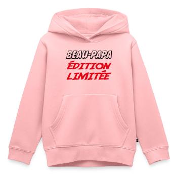 BEAUTIFUL DAD limitierte Auflage - Kinder Premium Organic Hoodie - Rosa - Vorne - AI Model Kid Female (0cm)