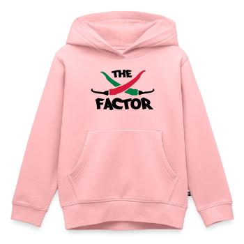 The chilli factor - Kinder Premium Organic Hoodie - Rosa - Vorne - AI Model Kid Female (0cm)