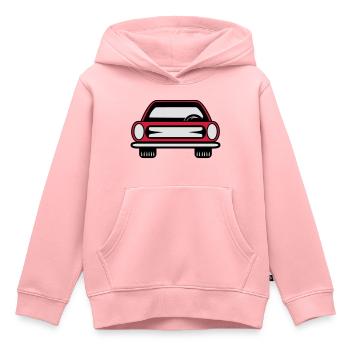 Auto Wagen Fahrzeug grill - Kinder Premium Organic Hoodie - Rosa - Vorne - AI Model Kid Female (0cm)
