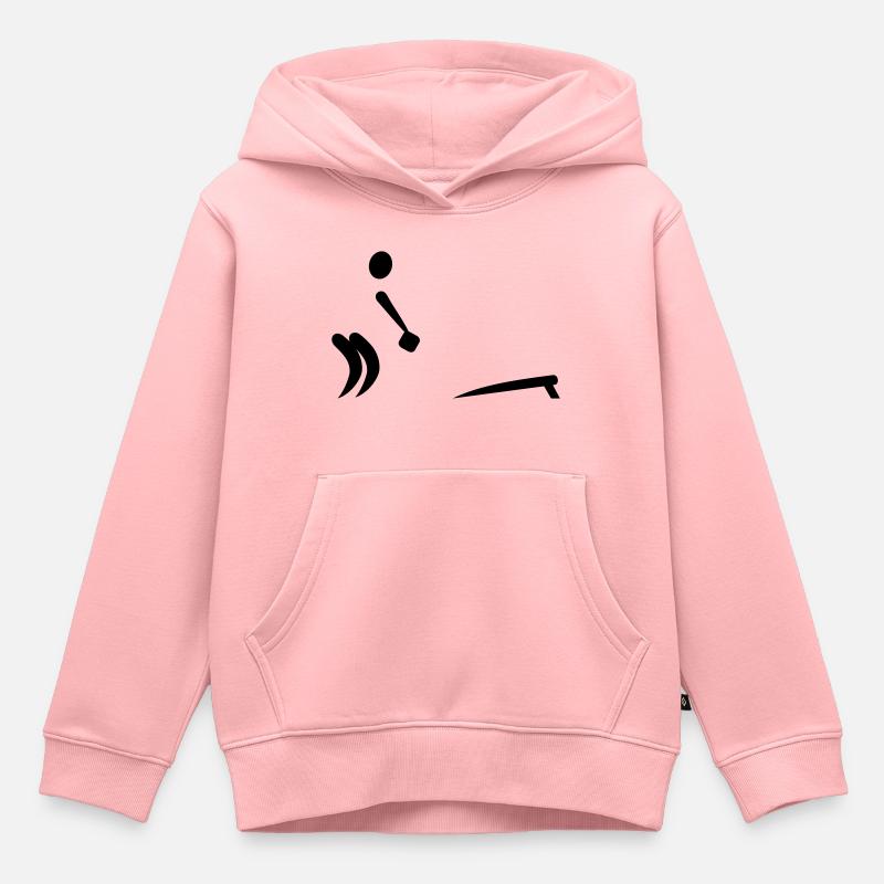 Cornhole - Kinder Premium Organic Hoodie - Rosa