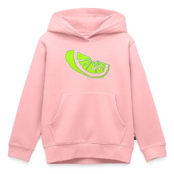 Frais frais doux nature frais fruits d’été frais - Sweat Premium à capuche enfant bio - rose - Devant - AI Model Kid Female (0cm)