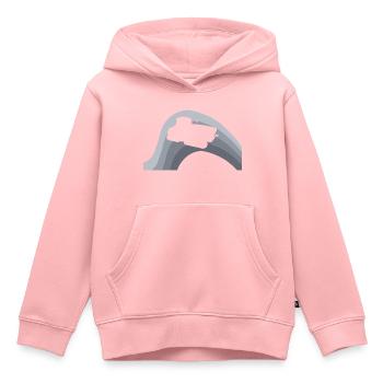 Agriculture Hof - Kinder Premium Organic Hoodie - Rosa - Vorne - AI Model Kid Female (0cm)