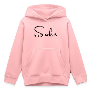 Sohn - Kinder Premium Organic Hoodie - Rosa - Vorne - AI Model Kid Female (0cm)