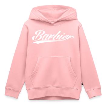 barbier haar bart barber rasieren männer barber - Kinder Premium Organic Hoodie - Rosa - Vorne - AI Model Kid Female (0cm)