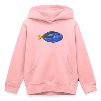 Blauer Doktorfisch Schnorcheln Fisch Aquarium Riff - Kinder Premium Organic Hoodie - Rosa - Vorne - AI Model Kid Female (0cm)
