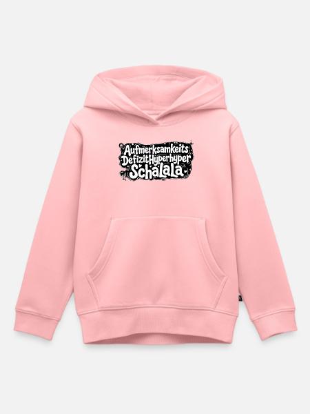adhs-schalala - Kinder Premium Organic Hoodie - Rosa