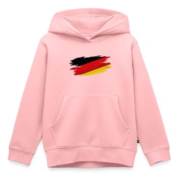 Flagge Patriot Geschenk Heimat Land Deutschland - Kinder Premium Organic Hoodie - Rosa - Vorne - AI Model Kid Female (0cm)