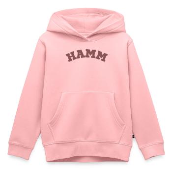 Hamm - Kinder Premium Organic Hoodie - Rosa - Vorne - AI Model Kid Female (0cm)