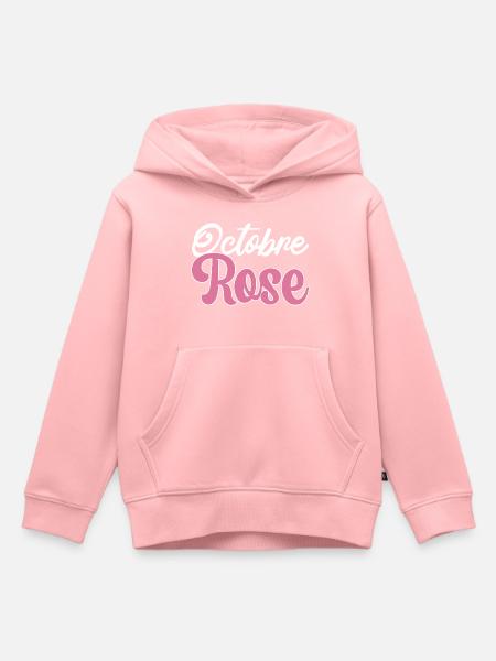 Pink October Brustkrebsbewusstsein - Kinder Premium Organic Hoodie - Rosa