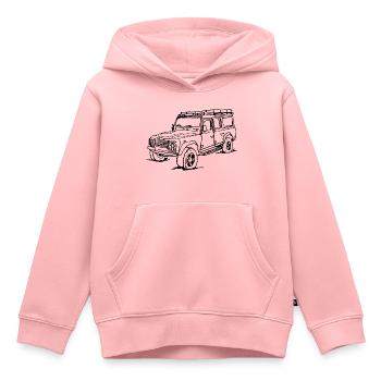 Lineart Landy black - Kinder Premium Organic Hoodie - Rosa - Vorne - AI Model Kid Female (0cm)