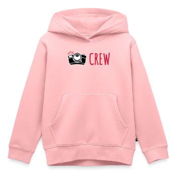 Lustiges Foto Shirt für Fotoshooting Crew - Kinder Premium Organic Hoodie - Rosa - Vorne - AI Model Kid Female (0cm)