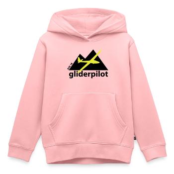 soaring-tv: gliderpilot - Kinder Premium Organic Hoodie - Rosa - Vorne - AI Model Kid Female (0cm)