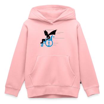 senior superhero (3c) - Kinder Premium Organic Hoodie - Rosa - Vorne - AI Model Kid Female (0cm)