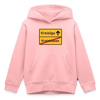 ortsschild_kreisklasse_f3 - Kinder Premium Organic Hoodie - Rosa - Vorne - AI Model Kid Female (0cm)