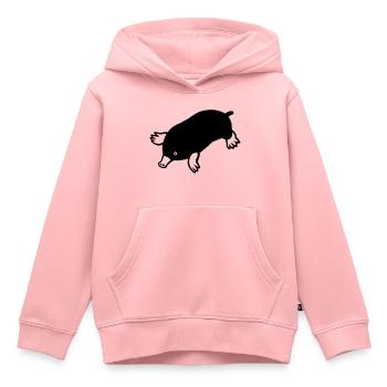 Maulwurf - Kinder Premium Organic Hoodie - Rosa - Vorne - AI Model Kid Female (0cm)