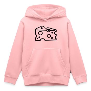 Käse - Kinder Premium Organic Hoodie - Rosa - Vorne - AI Model Kid Female (0cm)