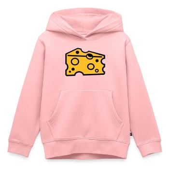 Käse - Kinder Premium Organic Hoodie - Rosa - Vorne - AI Model Kid Female (0cm)