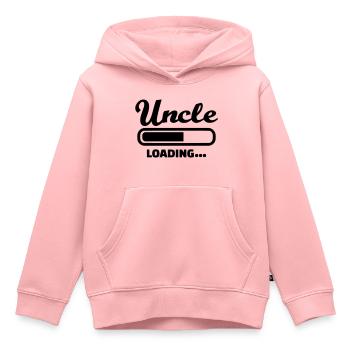 Onkel - Kinder Premium Organic Hoodie - Rosa - Vorne - AI Model Kid Female (0cm)