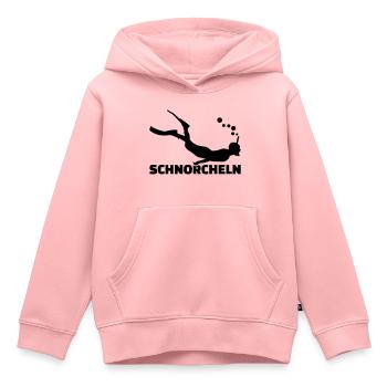 Schnorcheln - Kinder Premium Organic Hoodie - Rosa - Vorne - AI Model Kid Female (0cm)