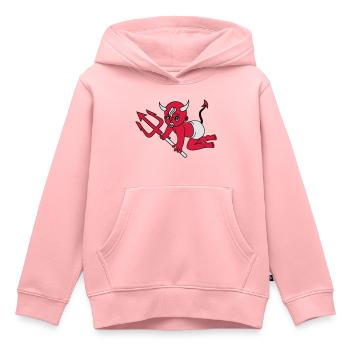 démon diable démon enfer diable satan ramper sucet - Sweat Premium à capuche enfant bio - rose - Devant - AI Model Kid Female (0cm)