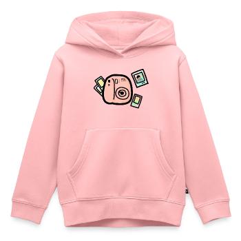 intax - - Kinder Premium Organic Hoodie - Rosa - Vorne - AI Model Kid Female (0cm)