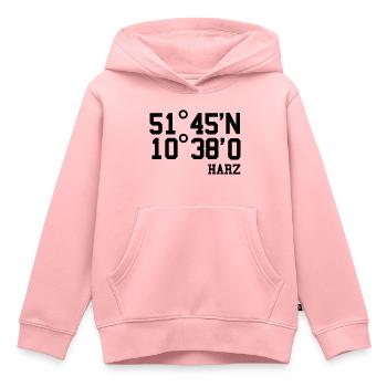 Harz Wandern Walpurgisnacht Gebirge Hexe Geschenk - Kinder Premium Organic Hoodie - Rosa - Vorne - AI Model Kid Female (0cm)
