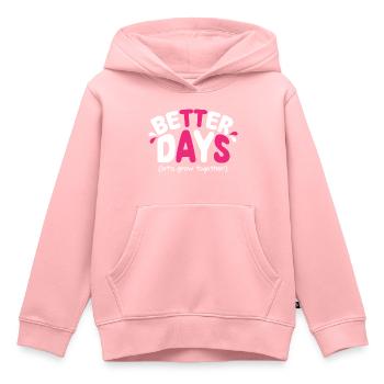 shirt new 01 - Kinder Premium Organic Hoodie - Rosa - Vorne - AI Model Kid Female (0cm)