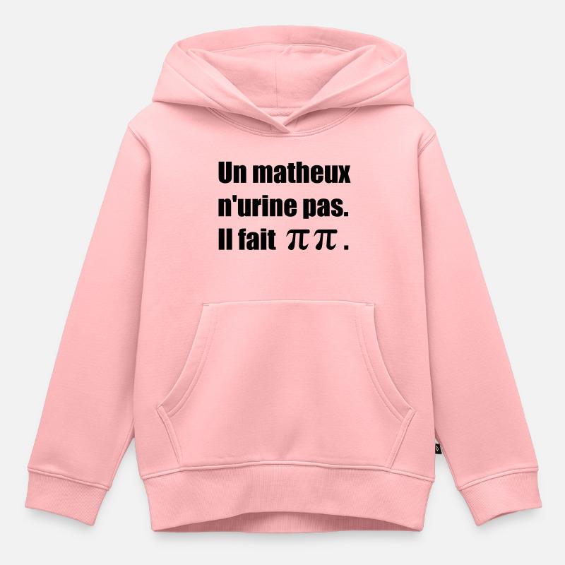 Pi Pi eps - Sweat Premium à capuche enfant bio - rose
