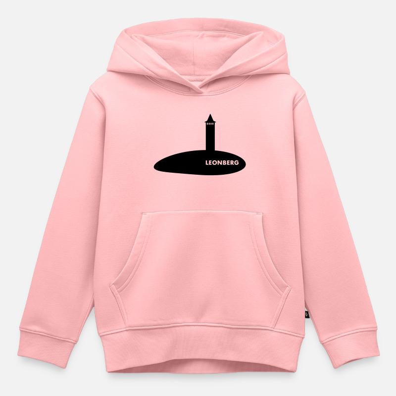 Leonberg - Sweat Premium à capuche enfant bio - rose