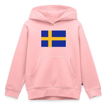 drapeau_suede - Kinder Premium Organic Hoodie - Rosa - Vorne - AI Model Kid Female (0cm)