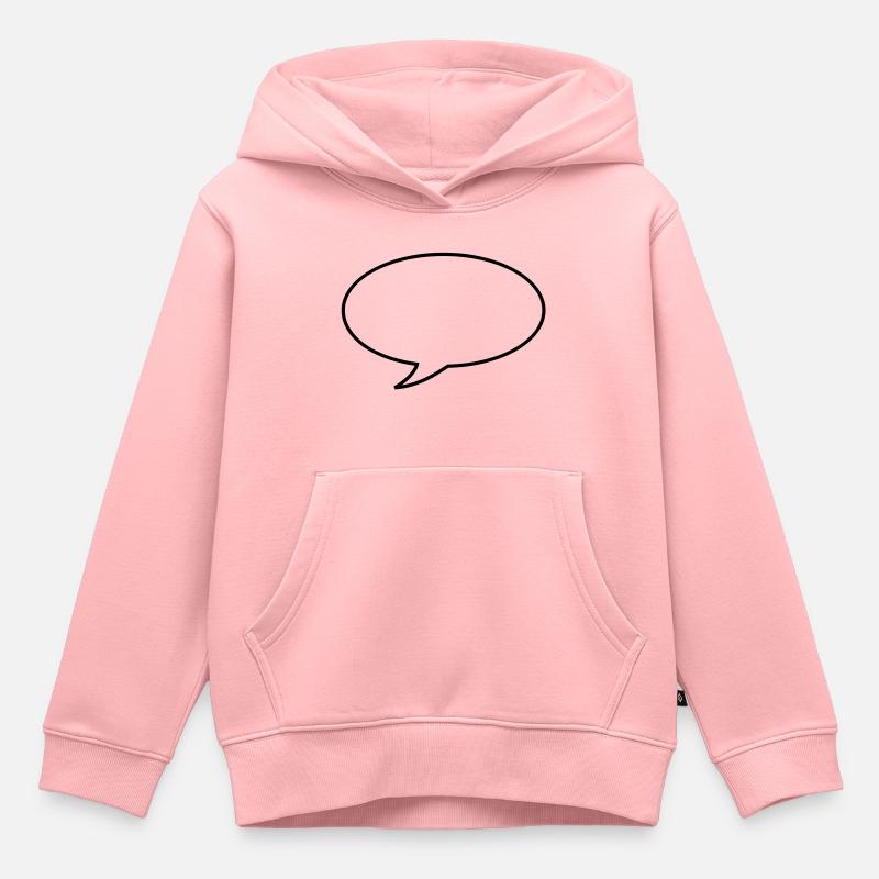 bubble - Sweat Premium à capuche enfant bio - rose