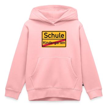 Schule - Kinder Premium Organic Hoodie - Rosa - Vorne - AI Model Kid Female (0cm)